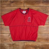 Vintage Majestic Windbreaker Jacket 2XL Los Angeles Angels Red Zip - 2XL Regular