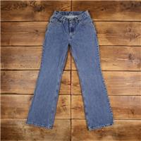 Vintage Levis 519 Jeans 26 x 32 USA Made 90s Stonewash Bootcut Blue Womens - 26 Regular