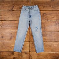 Vintage Levis 525 Jeans 26 x 29 Stonewash Tapered Blue Red Tab Denim - 26 Regular