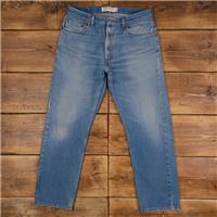 Vintage Levis 505 Jeans 35 x 31 Stonewash Straight Blue Red Tab Denim - 35 Regular