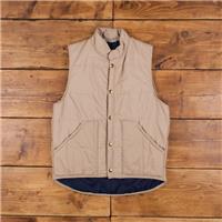 Vintage Unbranded Puffer Gilet Waistcoat M Gorpcore Gilet Insulated Beige - M Regular
