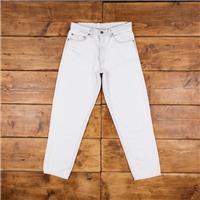 Vintage Levis 550 Jeans 32 x 29 USA Made 80s Light Wash Tapered Blue Red Tab - 32 Regular