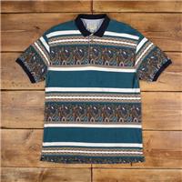 Vintage Polo Shirt T Shirt Large Arizona Paisley Multicoloured Tee - Large Regular