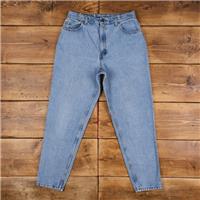 Vintage Levis 550 Jeans 31 x 30 USA Made 90s Stonewash Tapered Blue Womens - 31 Regular