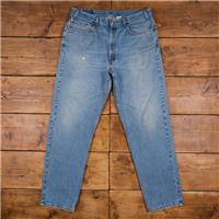 Vintage Levis 550 Jeans 36 x 34 Stonewash Tapered Blue Red Tab Denim - 36 Regular