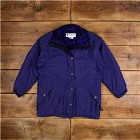 Vintage Columbia Outdoor Jacket M Fleece Lined Fleece Purple Womens - M Regular