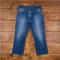 Vintage Levis 619 Jeans 36 x 27 Medium Wash Straight Blue Womens Orange Tab - 36 Regular