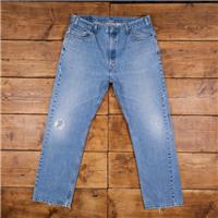 Vintage Levis 505 Jeans 38 x 32 Stonewash Straight Blue Red Tab Denim - 38 Regular