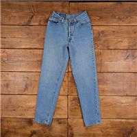 Vintage Levis 550 Jeans 28 x 31 Stonewash Tapered Blue Womens Red Tab Denim - 28 Regular