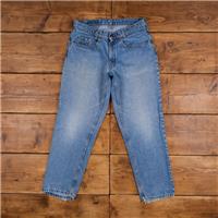 Vintage Levis Jeans 31 x 28 Stonewash Tapered Blue Womens Red Tab Denim - 31 Regular