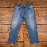 Vintage Levis 505 Jeans 35 x 30 Stonewash Straight Blue Red Tab Denim - 35 Regular