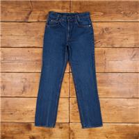 Vintage Levis 718 Jeans 29 x 30 USA Made 80s Dark Wash Straight Blue Womens - 29 Regular