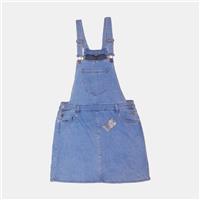 Next Dungaree Dress / Size 14 / Knee Length / Womens / Blue / Cotton Blend