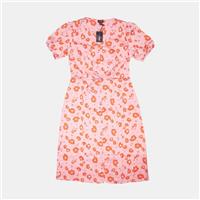 Pour Moi Dress / Size 14 / Midi / Womens / Pink / Polyester