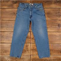 Vintage Levis Jeans 34 x 30 Stonewash Straight Blue Womens Red Tab Denim - 34 Regular