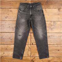 Vintage Levis 545 Jeans 31 x 32 USA Made 90s Dark Wash Tapered Grey Womens - 31 Regular