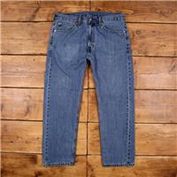 Vintage Levis 505 Jeans 36 x 30 Stonewash Straight Blue Red Tab Denim - 36 Regular