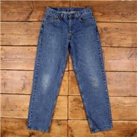 Vintage Levis 550 Jeans 33 x 33 Medium Wash Straight Blue Red Tab Denim - 33 Regular