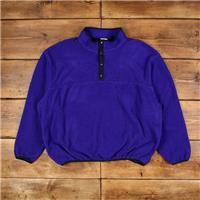 Vintage L.L.Bean Outdoor Jacket XL Snap T Fleece Blue - XL Regular