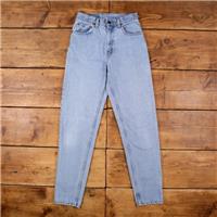 Vintage Levis 550 Jeans 28 x 32 USA Made 90s Light Wash Straight Blue Womens - 28 Regular