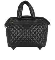 Chanel Trolly Case Luggage / Suitcase Nylon Black