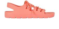 Bottega Veneta Jelly Flat Sandals Pink Rubber Womens 5