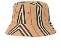 Burberry Bucket Hat Beige Cotton Men Women