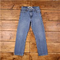 Vintage Levis 505 Jeans 29 x 29 Medium Wash Straight Blue Red Tab Denim - 29 Regular