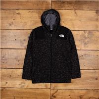 Vintage Logo Space Dye Hoodie XS Full Zip Black Roundneck Fullzip Jumper - XS Regular