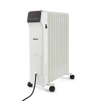 Oil Filled Radiator Digital Portable 2500W 11 Fin Heater Thermostat Remote White