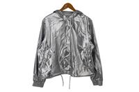 Rains women's Jacket Silver M Hooded Water-resistant Lightweight - M Regular