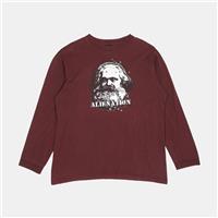 Stussy Marx Long Sleeve / Size L / Mens / Red / Cotton - L Regular