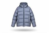 RAINS Men's Insulated Jacket Blue M Hooded Water Resistant - M Regular
