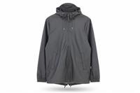 Rains Men's Jacket Black Size S Hooded Waterproof - S Regular