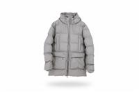 RAINS Men's Insulated Grey L Hooded Waterproof Insulated - L Regular