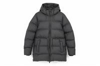 RAINS women's Insulated Jacket Black S Hooded Water-resistant - S Regular