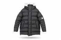 RAINS men's Insulated jacket Black M Hooded Water Resistant - M Regular