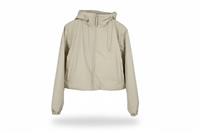 RAINS men's insulated jacket Beige S Hooded Waterproof Windproof - S Regular