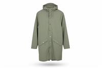 RAINS men's jacket Green S Hooded Waterproof Lightweight - S Regular