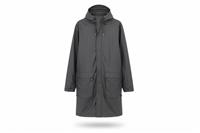 RAINS men's Jacket Black S Waterproof Hooded Long - S Regular