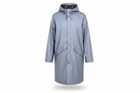 Rains men's Long Jacket Blue Size M Waterproof Hooded - M Regular
