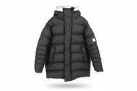 Rains men's Insulated Jacket Black Size M Hooded Water-Resistant - M Regular