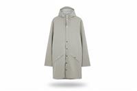 Rains men's jacket Beige XL Waterproof Hooded Long - XL Regular