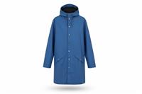 RAINS men's Jacket Blue Size M Waterproof Hooded Coat - M Regular