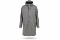Rains men's Jacket Grey XS Waterproof Hooded Lightweight - XS Regular