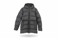 RAINS Women's Insulated jacket Black XS Hooded Long - XS Regular