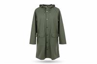 Rains men's Jacket Green L Hooded Waterproof Belted - L Regular