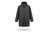 RAINS men's Jacket Black Size S Waterproof Hooded Lightweight - S Regular