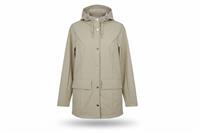 Rains men's Jacket Beige Size S Hooded Waterproof Belted - S Regular
