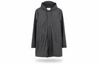RAINS women's Jacket Black L Hooded Waterproof - L Regular